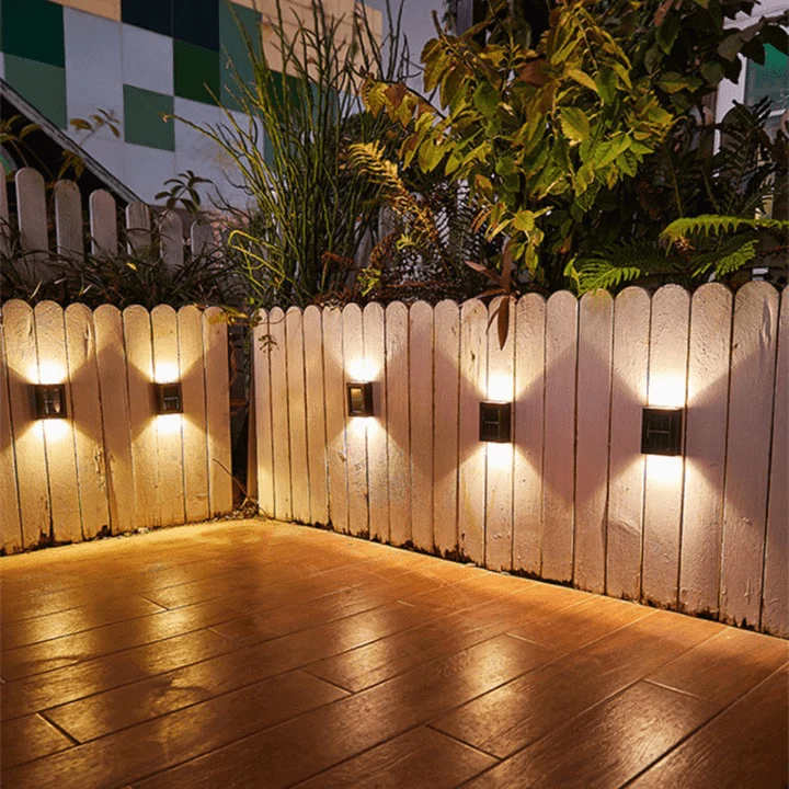 LED Solar Tuinwandlamp - Sfeervolle
