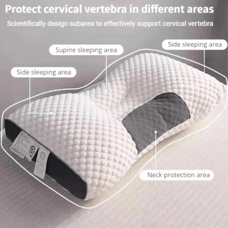 Orthopedisch Steunkussen Nekhoogte 10 of 12 cm – Verlicht Nek- en Rugpijn bij Verschillende Slaapposities | Sansoti