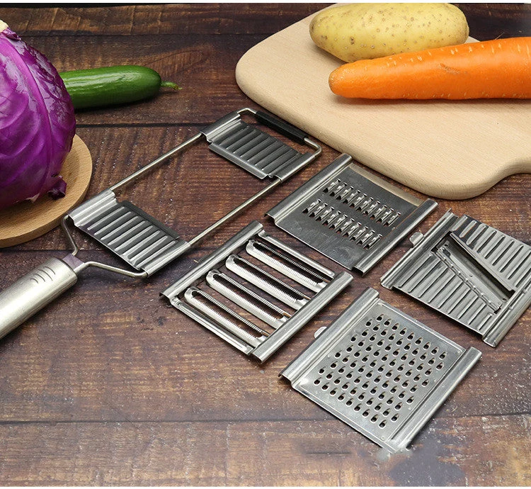 Roestvrijstalen Rasp – Multifunctionele Keukenrasp met Ergonomisch Handvat voor Groenten & Kaas | Sansoti