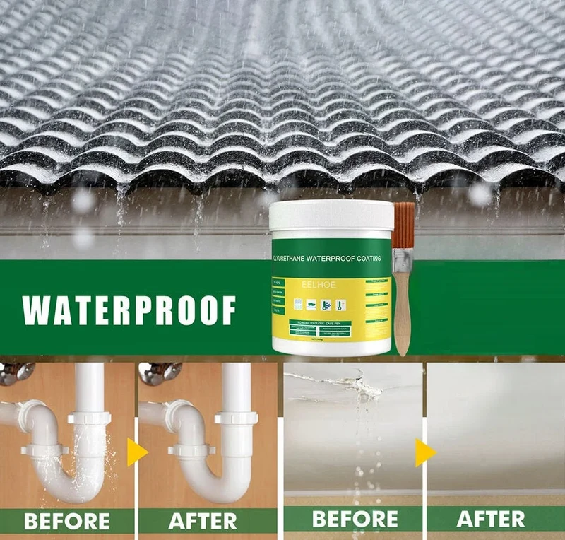 Waterafstotende Coating Spray — Transparante Transparante Beschermlaag voor Daken Balkons Muren Tegels | Sansoti