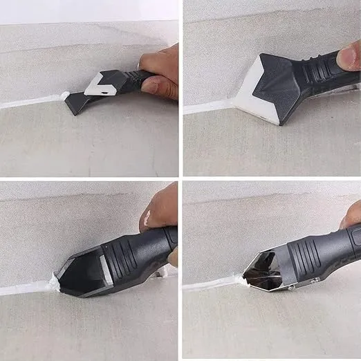 3-in-1 Voegschraper Kitgereedschap Siliconen Gladmaker Afwerking Sanitair Badkamer | Sansoti