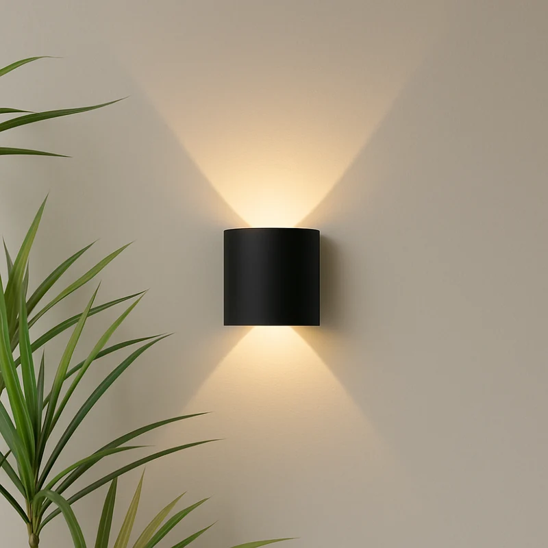 Binnen- & Buitenwandlamp LED | Modern Minimalistisch Design | Waterdicht | Zwart of Wit | Sansoti