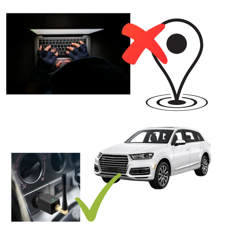 Draagbare GPS-Signaalonderdrukker voor Auto - 12V Aansteker Privacyapparaat met Effectieve Signaal Blokkering | Sansoti