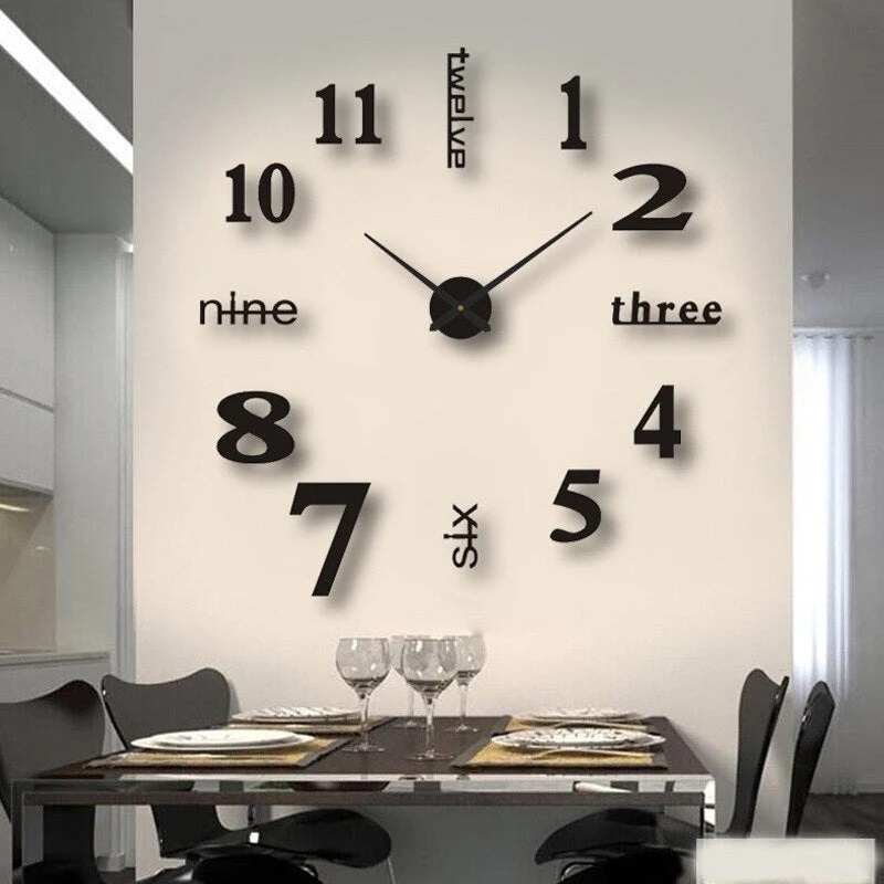 TopHouse DIY Wandklok - Uniek | Creatief | Variabel Ontwerp