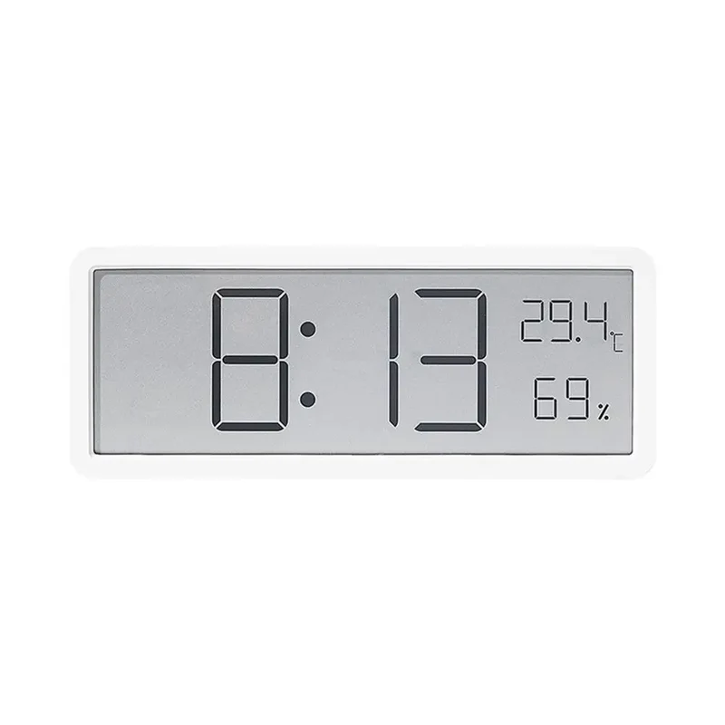Grote Digitale Wanduhr - LED Zeeer Met Temperatuur