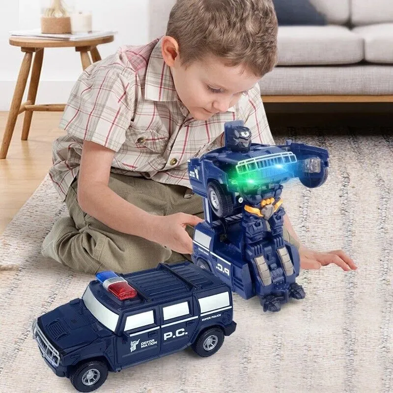 Transformerende Robot Auto | Politieauto en Robot Speelgoed