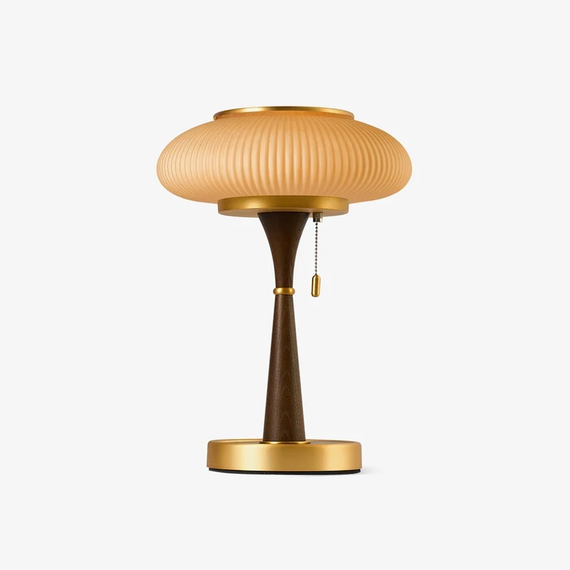 Tafellamp met Paddenstoelkap – Vintage Designverlichting voor Bureaus en Nachtkastjes | Sansoti
