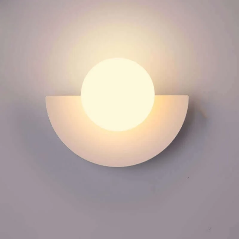 Wandlamp – Moderne Wandverlichting met Kleurrijke Kap – Scandinavisch Design – Woonkamer Slaapkamer Gang | Sansoti