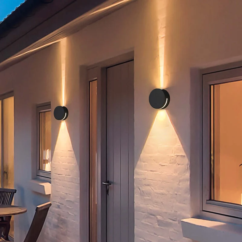 Moderne Ronde Buitenwandlamp - IP65 Waterdicht