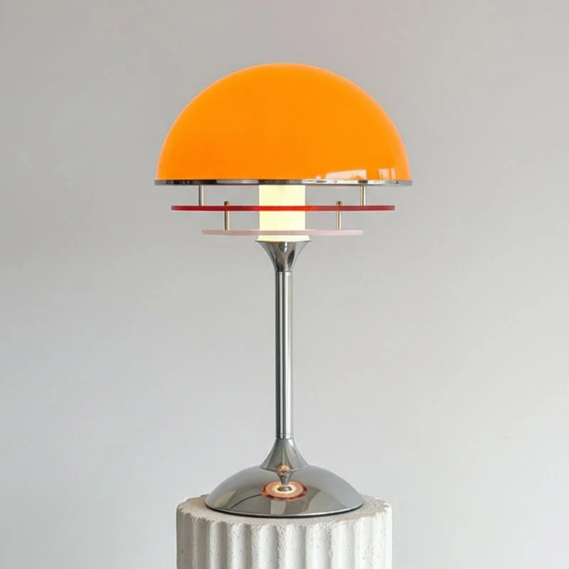 Bauhaus Tafellamp met Acryldiscs Oranje of Wit | Sansoti