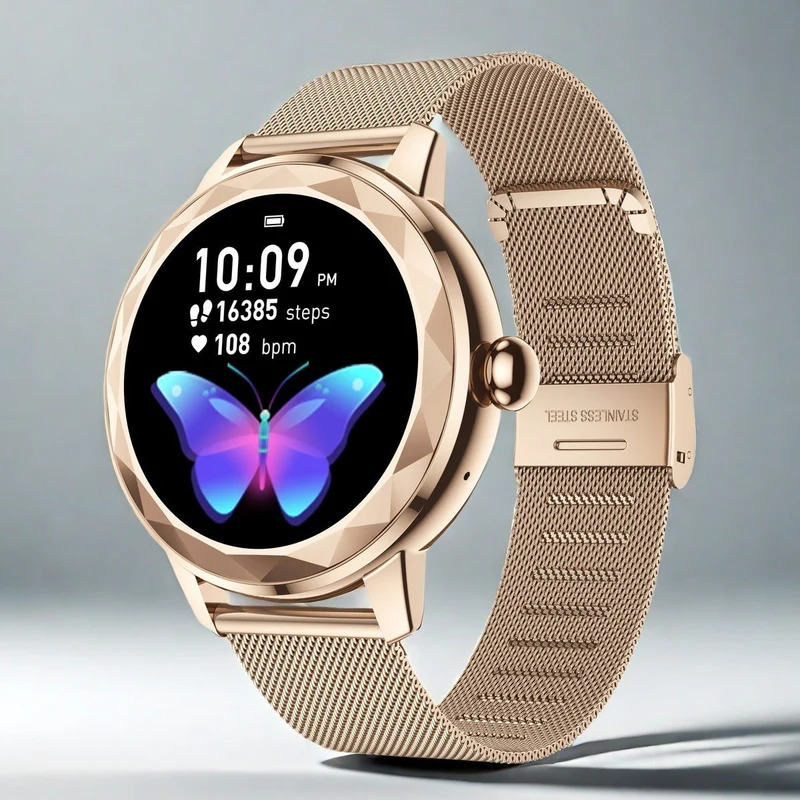 Luxe Galaxy Smartwatch Vrouwen - Stijlvolle Functionaliteit