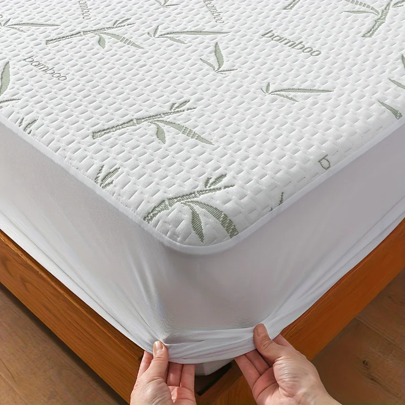 Matrasbeschermer Bamboe Ademend Koelend Diverse Matrassen Slaapcomfort Bedbeschermer Hoeslaken Ventilerend | Sansoti