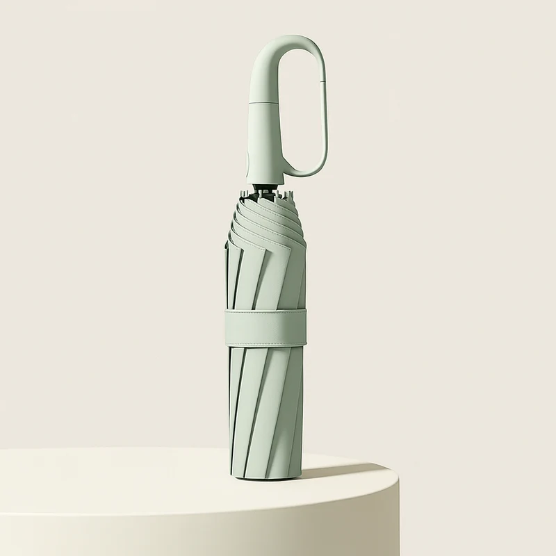 Automatische Opvouwbare Paraplu – Windbestendig Frame – Compact & Sterk – Knopdrukmechanisme – Waterafstotend Doek – Regenparaplu voor Stad & Reis | Sansoti