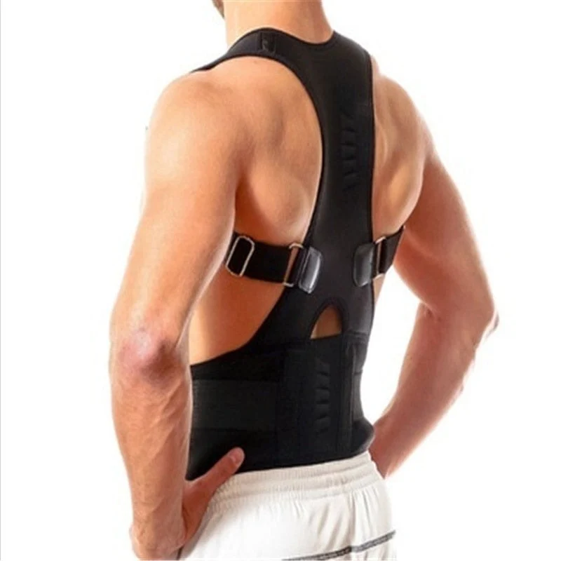 Magnetische Rugsteun voor Postuurondersteuning en Pijnverlichting – Verstelbaar Lendensteunbandage met Magneettherapie | Sansoti