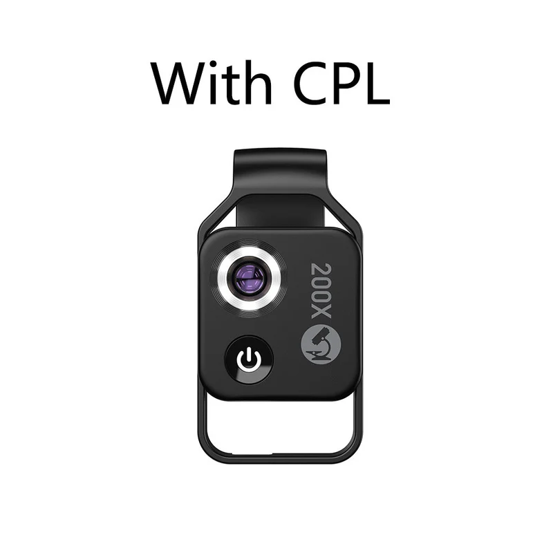 Smartphone Microscoop 200x Vergroting met LED-verlichting Clip-on USB Draagbaar Vergrootglas Mini Microscopie Precisie Inspectie Macro Camera Lens | Sansoti