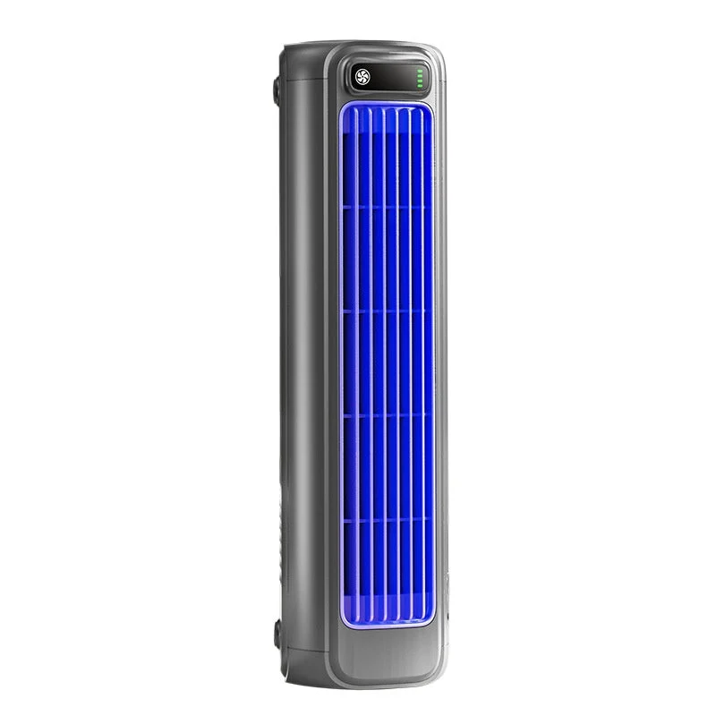 Torenventilator Bladloos USB Modern Grijs Stil Design Compacte Koeling 3 Standen Bureau Thuis Kantoor | Sansoti