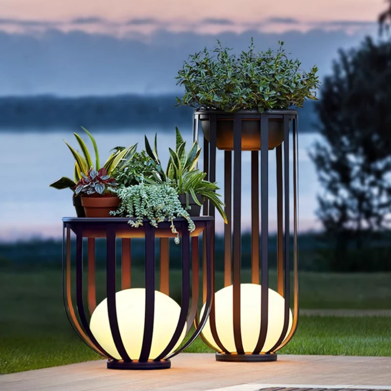 Solar Bloemenstandaard Lamp Tuinverlichting LED Zonne-energie Decoratieve Padverlichting | Sansoti