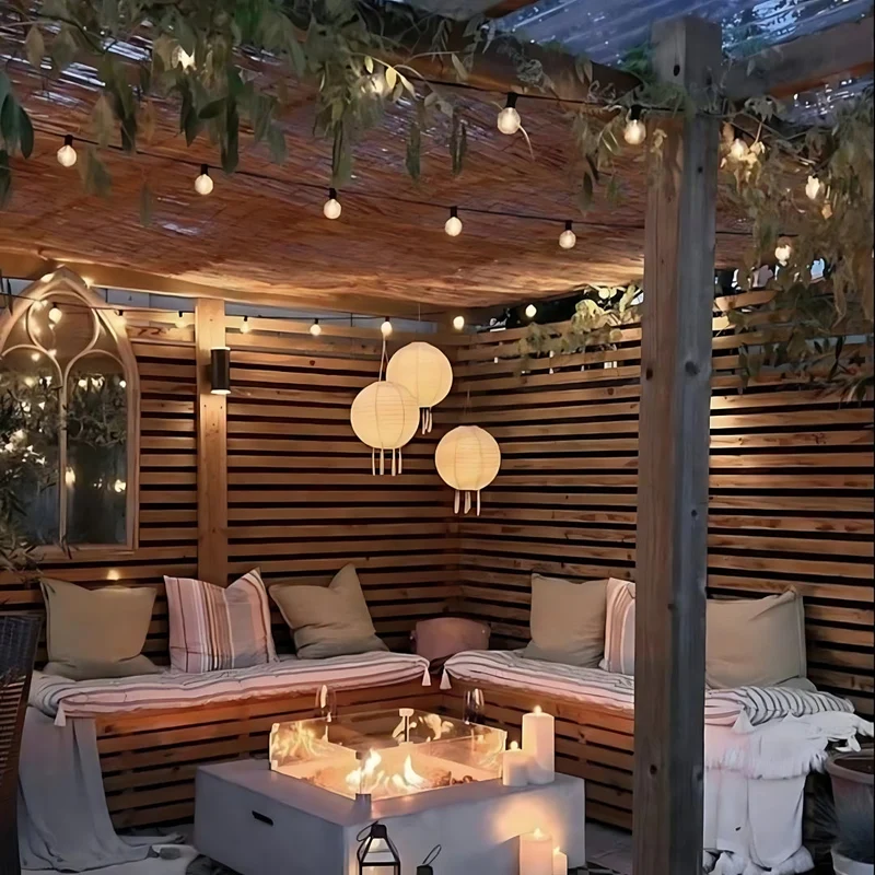 Zonne-energie Buitenlantaarn 30 cm Waterdicht LED-Licht met Dag-Nacht Sensor Opvouwbaar Tuinverlichting | Sansoti