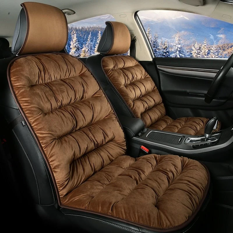 Autostoelhoes Pluche – Comfortabele Stoelbeschermer voor Auto – Universele Pasvorm met Polyestervulling | Sansoti