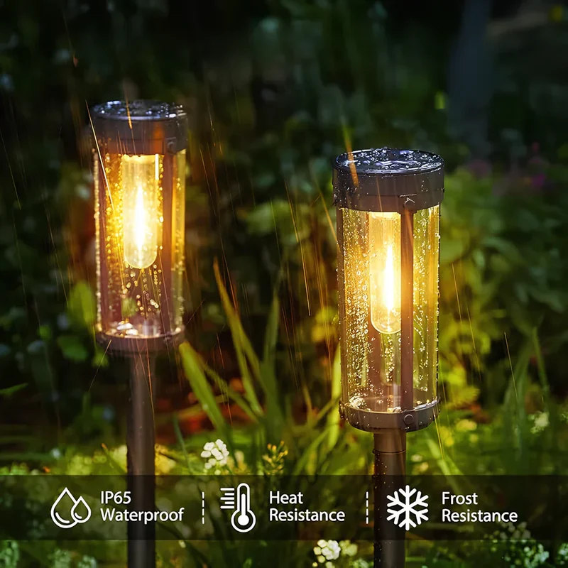 Solar Powered Torch Light - Buitenverlichting op Zonne-energie