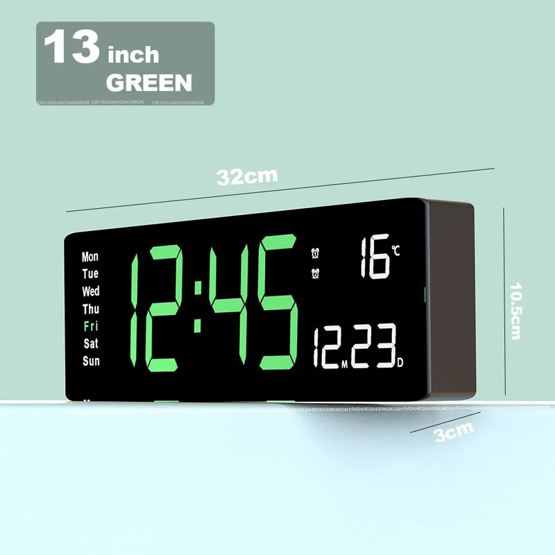 Kleurrijke Acryl Digitale Klok | Modern LED Klok Met USB