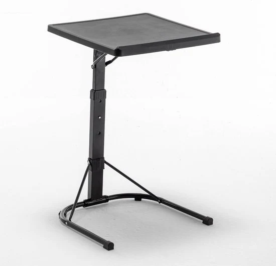 Livista Laptoptafel - Bijzettafel Laptop - Inklapbare tafel - Zwart - Opvouwbaar