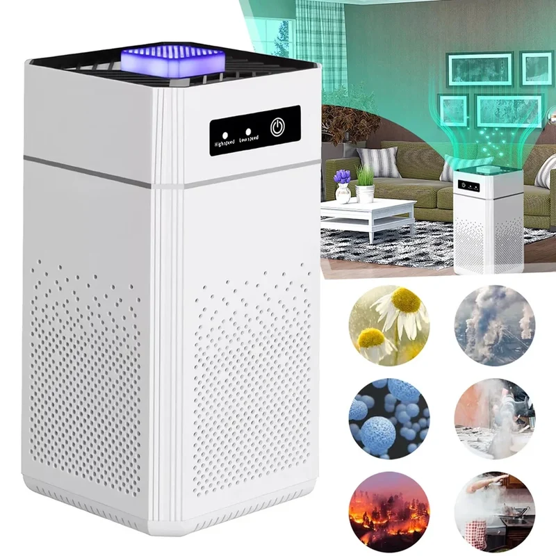 Mini Luchtreiniger — HEPA Filter voor Slaapkamer
