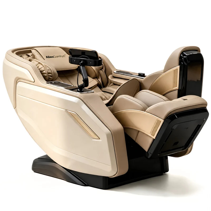 AlienComfort™ Therapeutische massagestoel PULSAR PRO - Champagne