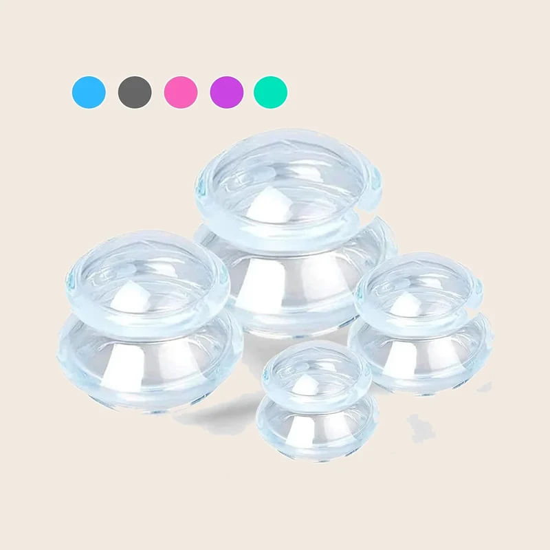 Siliconen Cupping Set — 6 Massage Cups