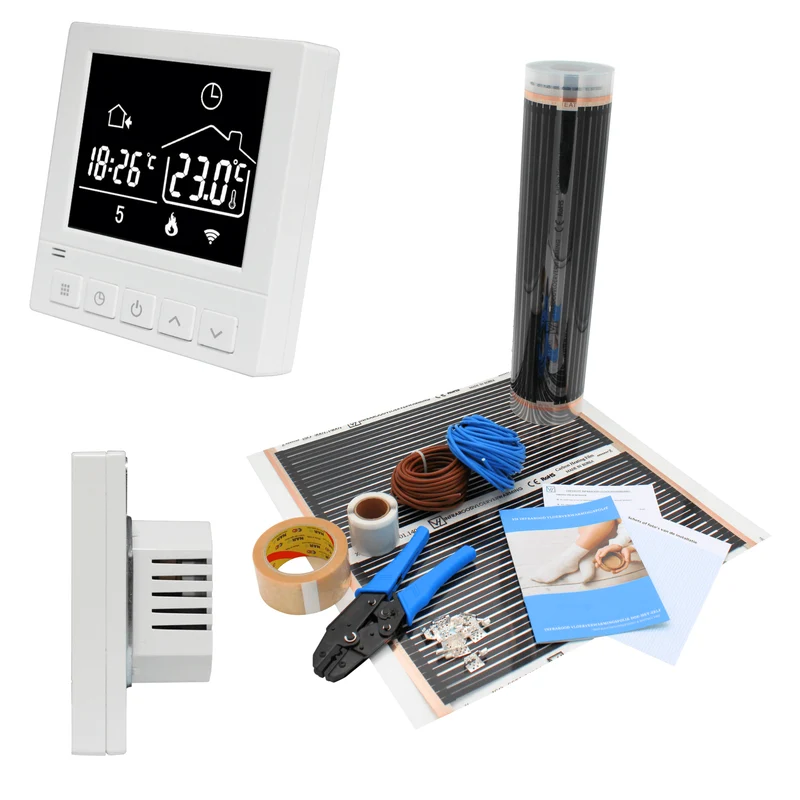 Infrarood Vloerverwarming Compleet - 130 Watt/m² - 50 cm