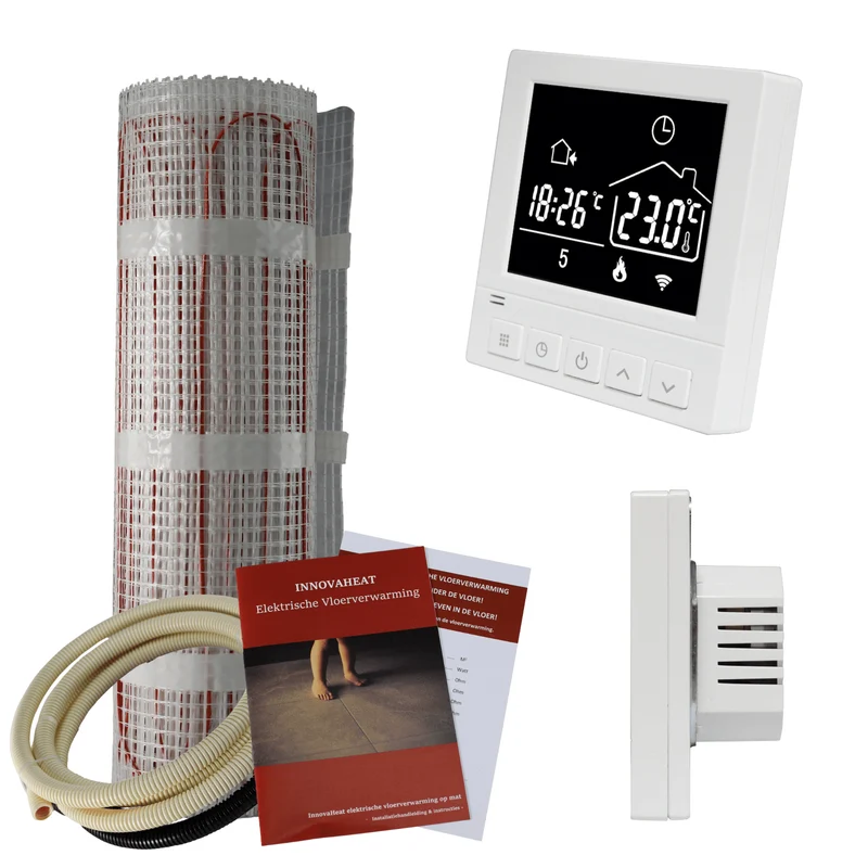 Elektrische vloerverwarming 150 Watt/m² complete set - Mat 1,5 m² | 225 watt