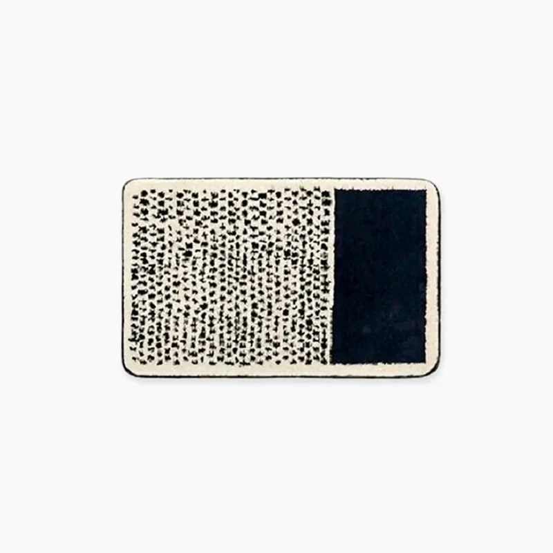 Badmat Polyester Acryl Anti Slip 40x60 45x70 50x80 cm Abstract Design Badkamer Wasbaar Zacht Tapijt | Sansoti