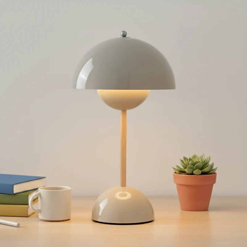 Scandinavische Tafellamp met Dimbaar Warm Licht – Minimalistische Design Lamp voor Woonkamer & Slaapkamer | Sansoti