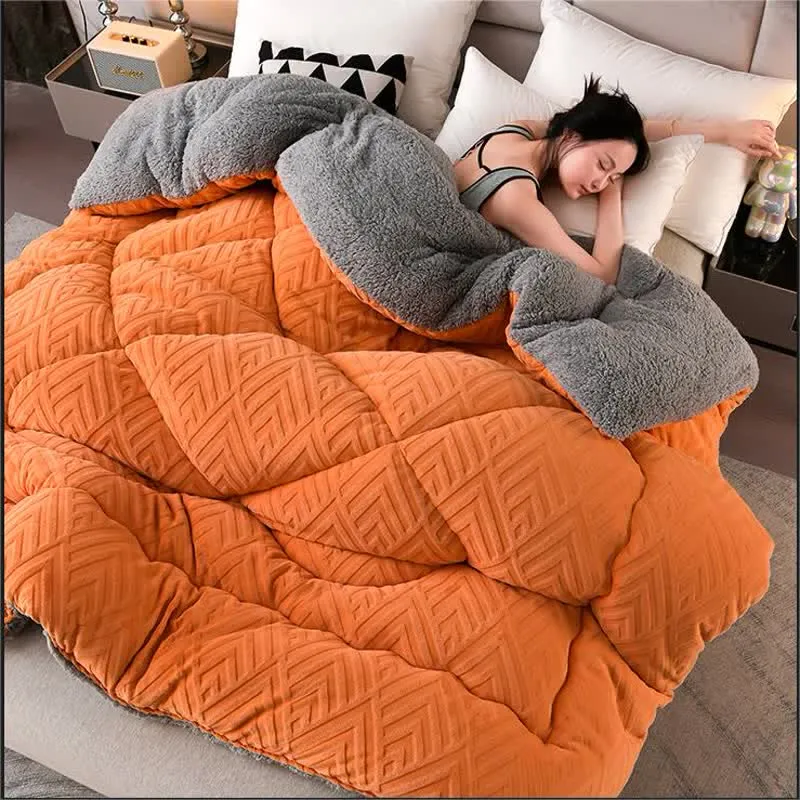 Dikke Sherpa Winterdeken met Quiltkern – Extra Warm, Zacht & Fluffy | Sansoti