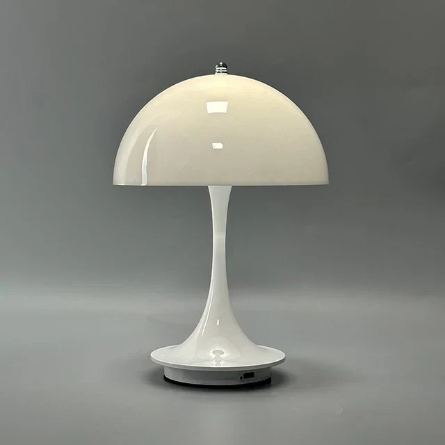 Draadloze tafellamp met LED-verlichting, oplaadbaar en Scandinavisch design | Sansoti