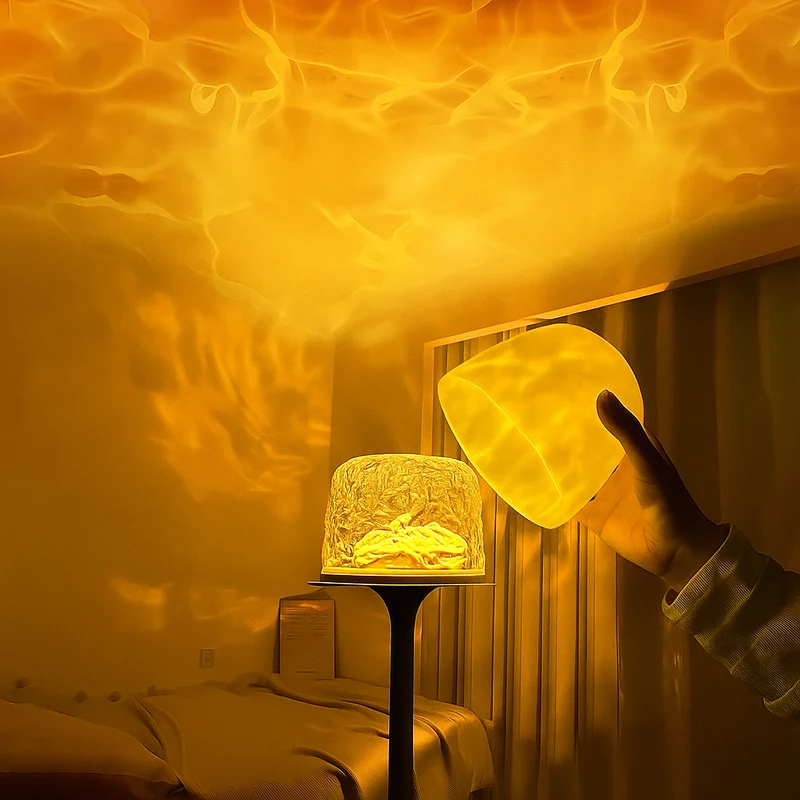 Draadloze Touch Tafellamp LED – Dimbaar & Sfeervol | Moderne Design Tafellamp met Warm Licht | Sansoti