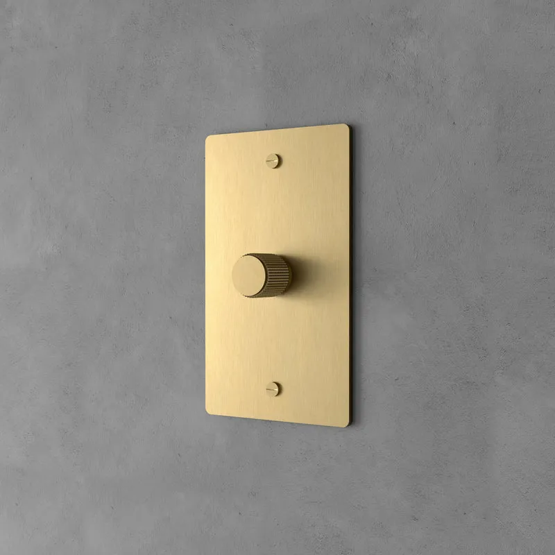 Luxe Messing Dimmer Schakelaar Met Draaiknop En Tijdloos Design | Sansoti