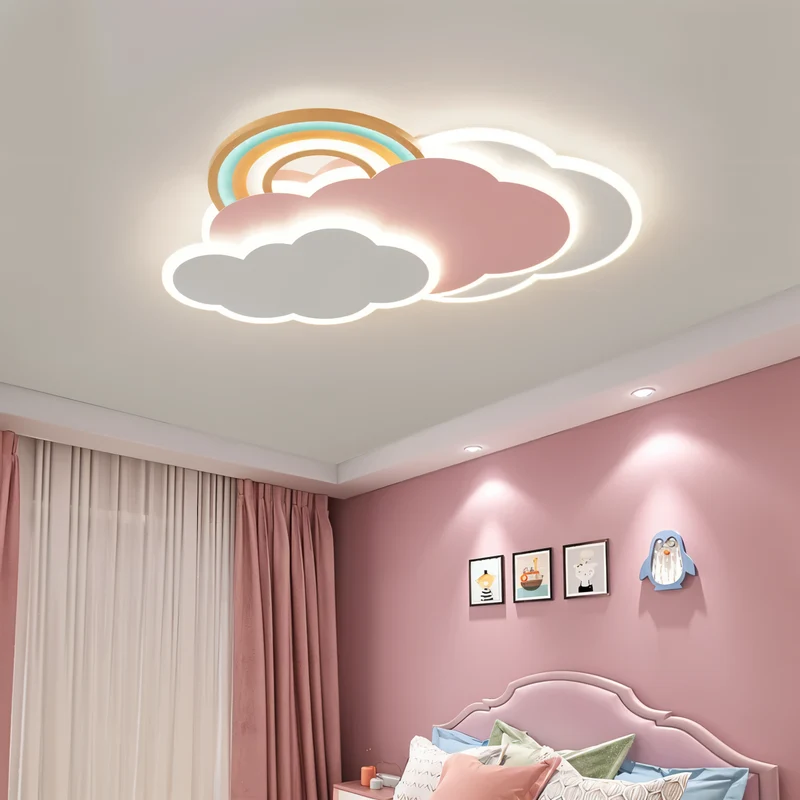 Cloudbright - Regenboog LED Plafondlamp voor Kinderkamer