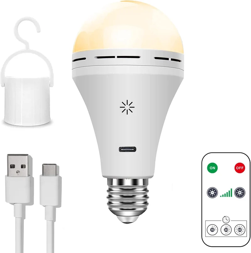 BrightGo - Draadloze oplaadbare LED lamp met afstandsbediening
