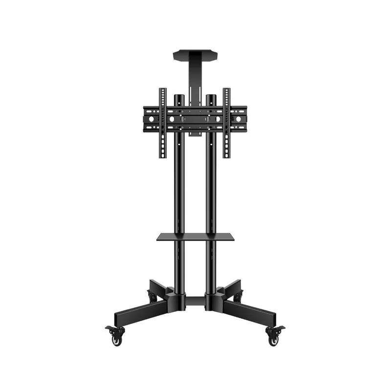 Livista Verrijdbare TV Standaard – Draaibaar – 3 Standen in Hoogte Verstelbaar – Geschikt voor 32 tot 65 Inch – Stevige Monitor Standaard