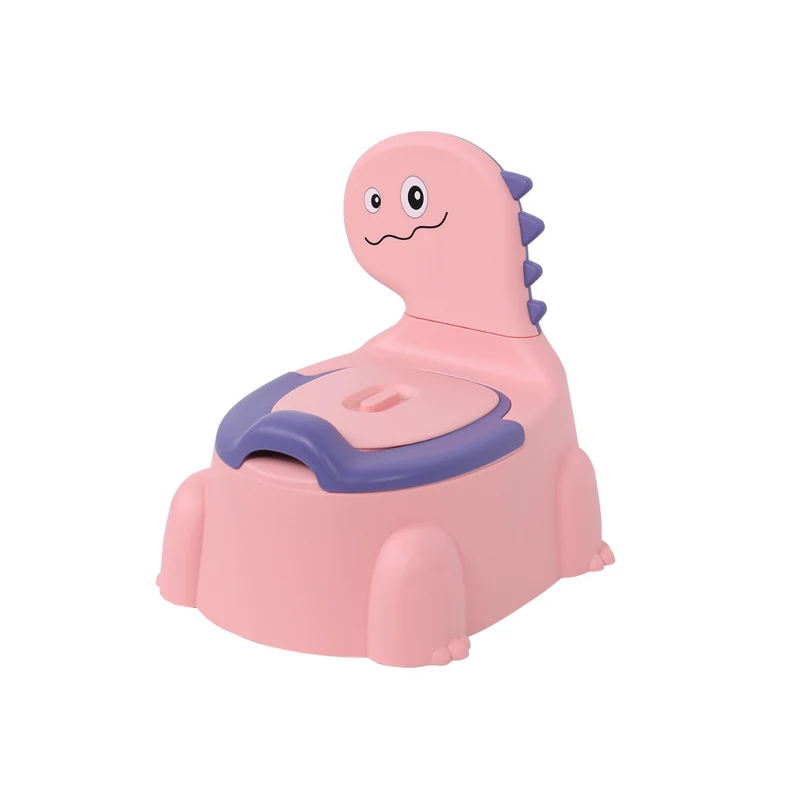 Livista® Kinderpotje - Dino Ontwerp - Potje met Deksel - Comfortabel Baby Potje - Roze