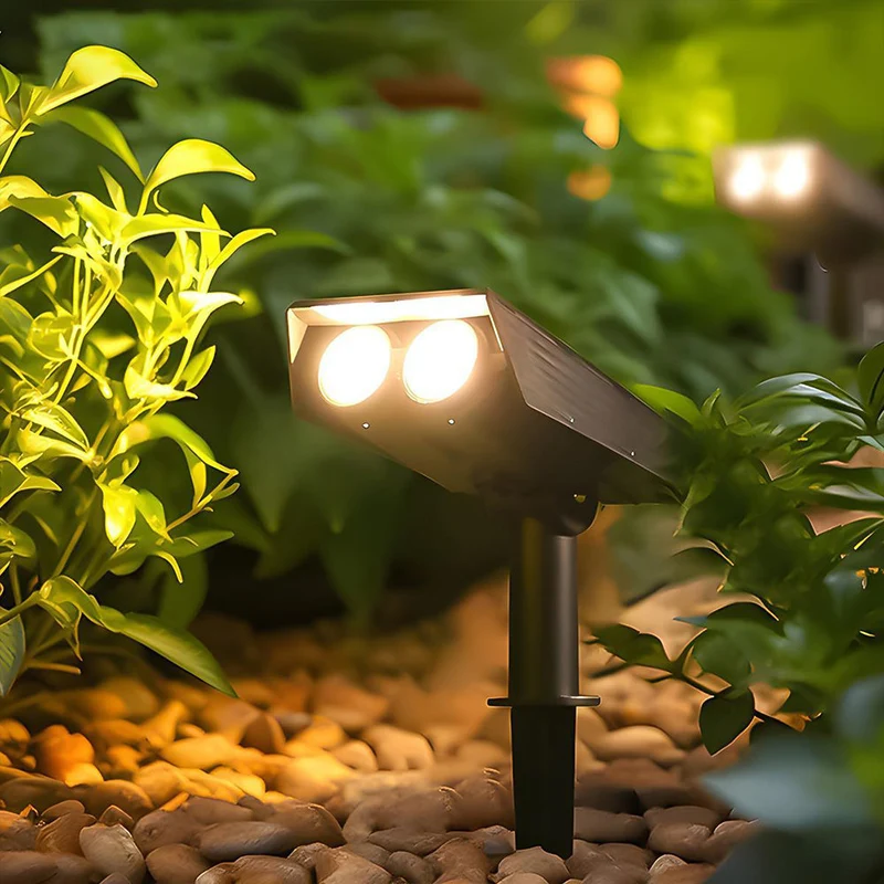 Solar Tuinlamp LED Zoombaar IP65 Waterdicht Tuin Oprit Villa Buiten | Sansoti
