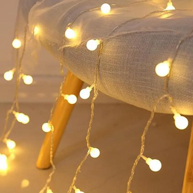 Lichtsnoer LED Fairy Lights Binnen Buiten Warm Wit Ster Bloem Bal Slaapkamer | Sansoti