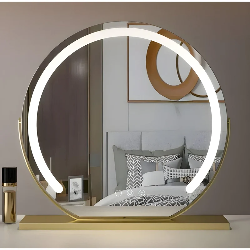 LED Make-up Spiegel Rond Met Verlichting Dimbaar 40-50-60cm | Sansoti
