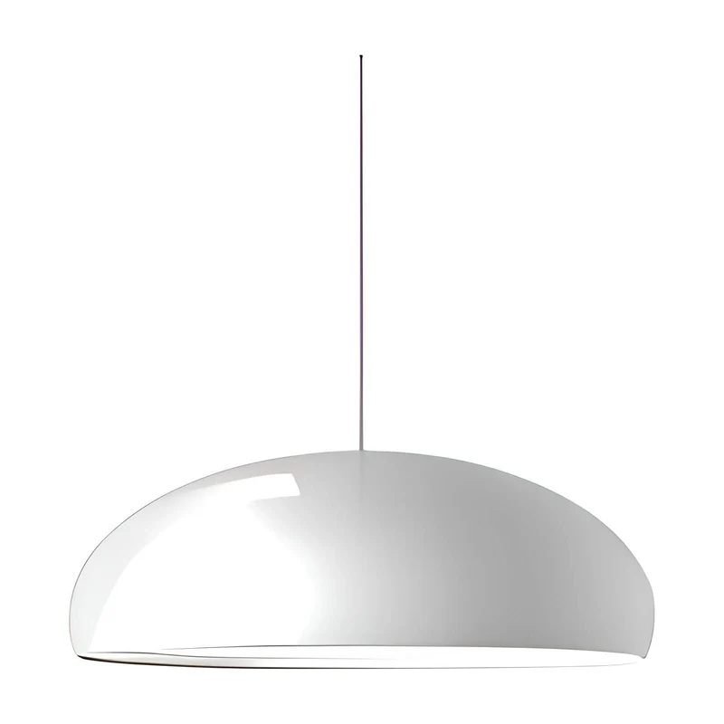 Hanglamp Rond Glanzend Metaal Nordic Design LED Eettafel | Sansoti