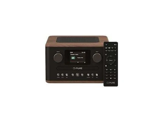 Pure Classic C-D4 bruin tafel radio met CD-speler