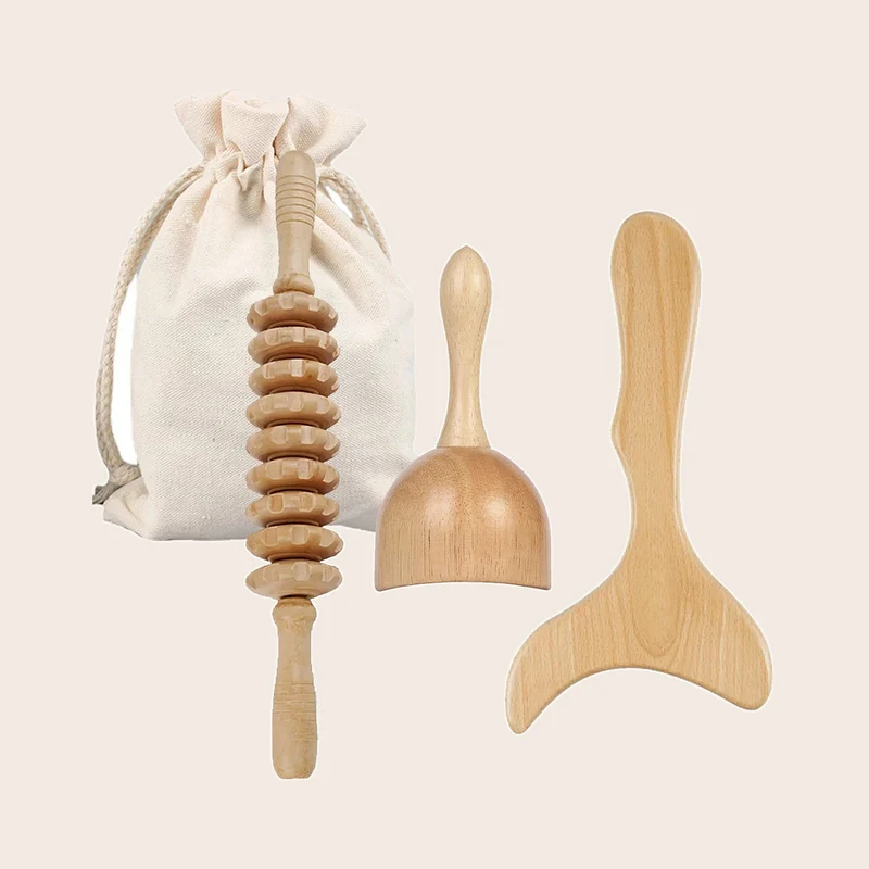Houten Massageset — Wood Therapy voor Lichaam en Benen