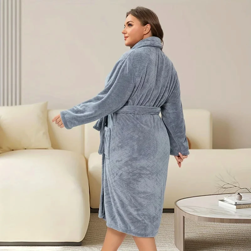 Fluffy Badjas — Extra Zacht Fleece