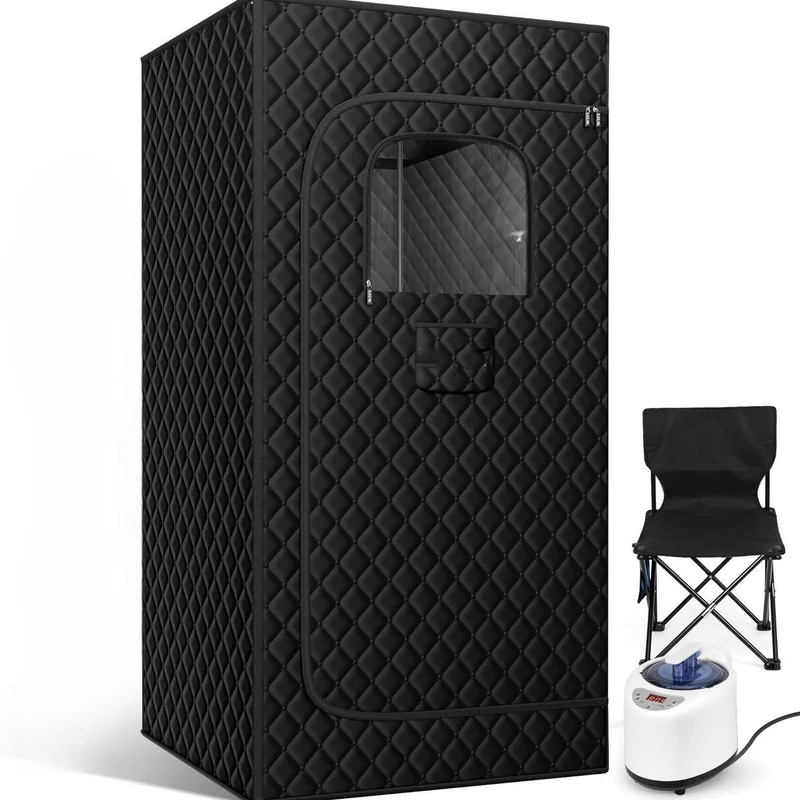 Draagbare Stoomsauna — Opvouwbare Sauna Cabine voor Thuis