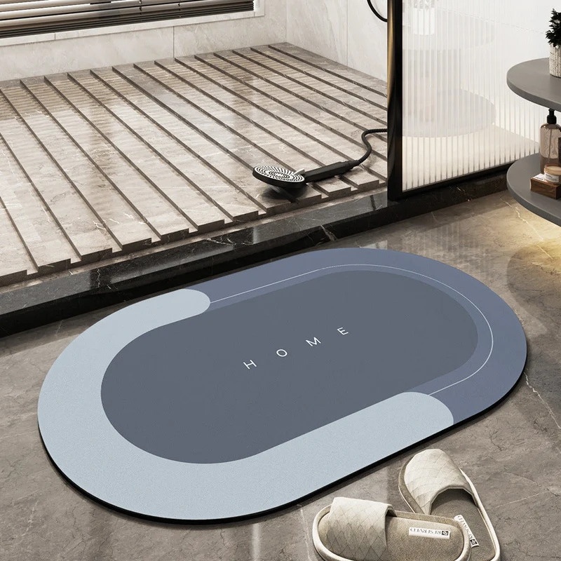 Zachte Badmat Antislip 40x60 cm | Superabsorberend Microvezel Droogloopmat voor Badkamer Keuken | Sneldrogend Vloerkleed met Antislip Onderkant | Sansoti